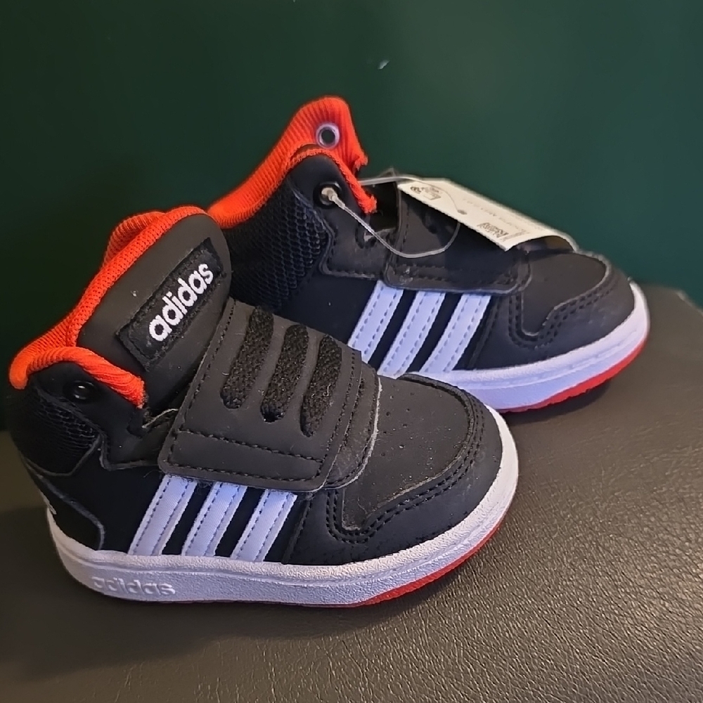 Adidas Black and Red baby Sneakers